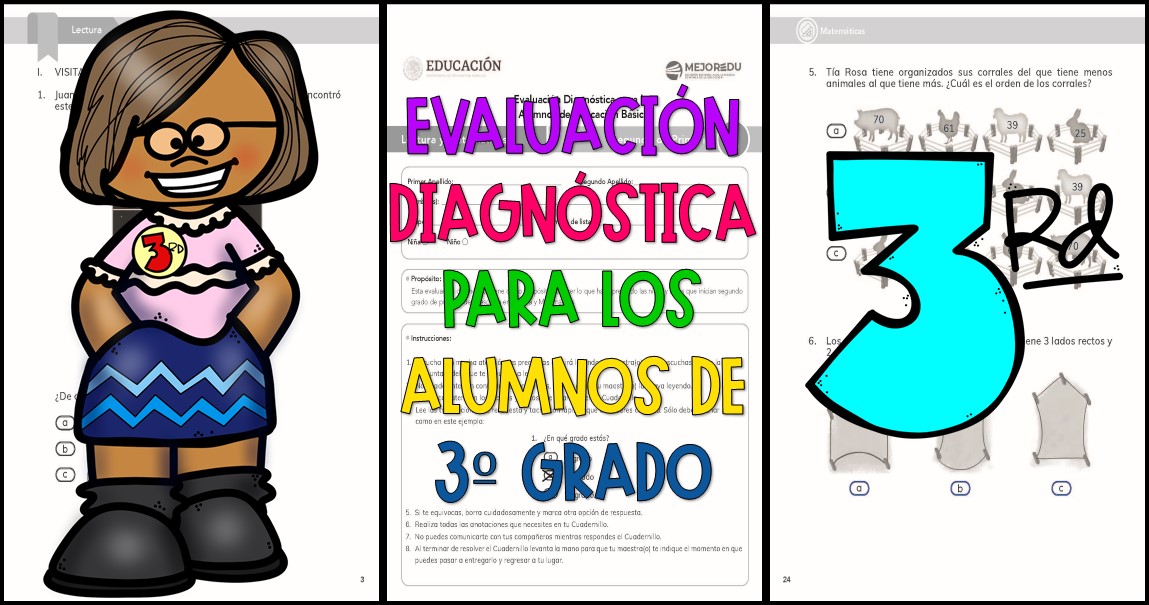 EvaluaciÓn DiagnÓstica Portada 3º Imagenes Educativas