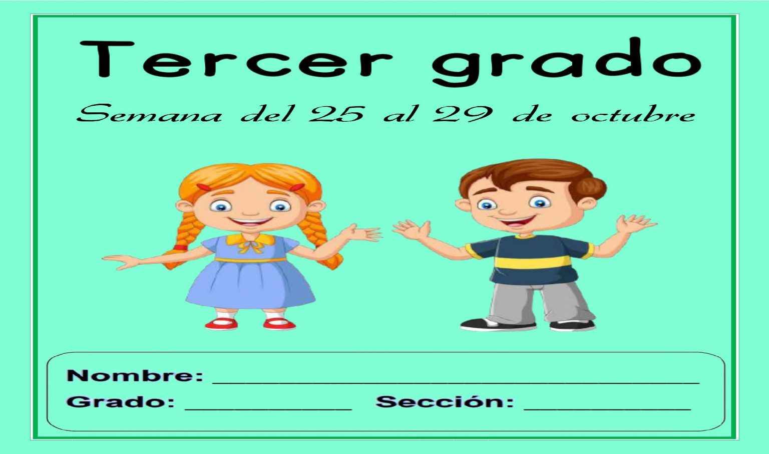3º Y 4º GRADO ACTIVIDADES DE REPASO SEMANA 09 DEL 25 al 29 de OCTUBRE ...