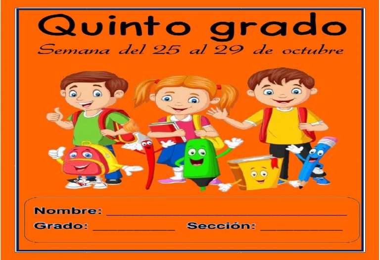 5º Y 6º GRADO ACTIVIDADES DE REPASO SEMANA 09 DEL 25 al 29 de OCTUBRE ...