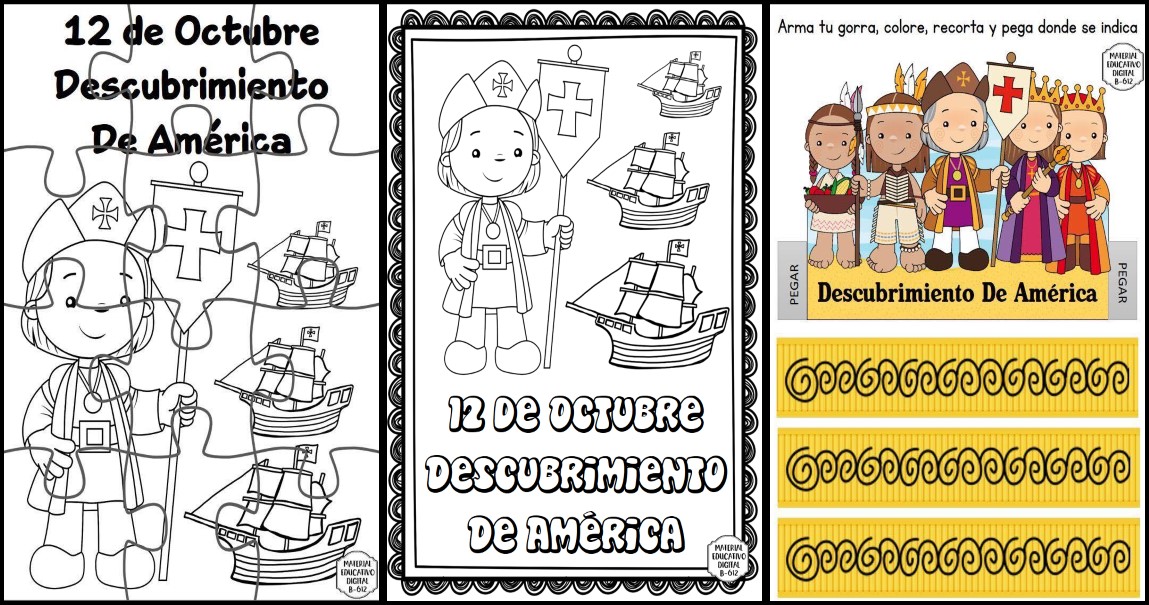 ACTIVIDADES PARA CELEBRAR EL DÍA DE LA RAZA 12 DE OCTUBRE PORTADA –  Imagenes Educativas