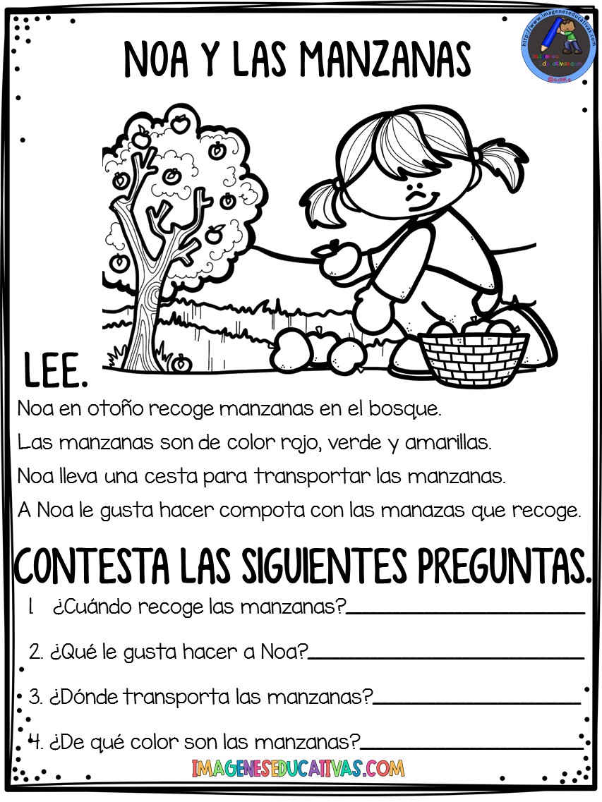 Mini Lecturitas De ComprensiÓn Especial OtoÑo 5 Imagenes Educativas