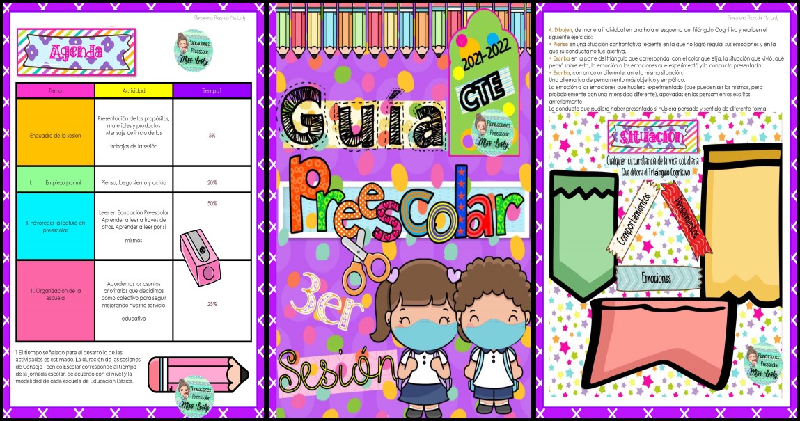 GUIA TERCERA SESIÓN CTE ESPECIAL PREESCOLAR PORTADA – Imagenes Educativas