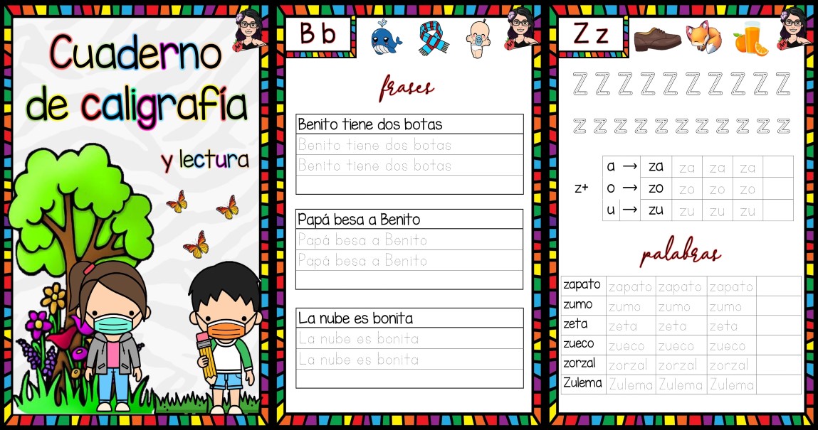 CUADERNO DE CALIGRAFÍA Y LECTURA – Imagenes Educativas