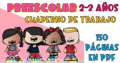CUADERNO DE TRABAJO PARA PREESCOLAR 150 PÁGINAS EN PDF - Imagenes ...