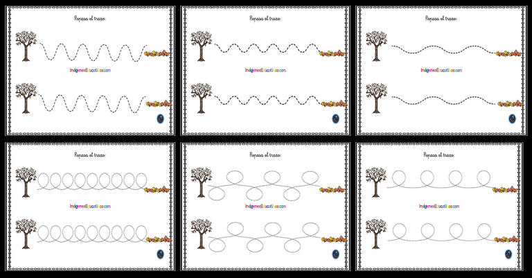 portada grafomotricidad otoño - Imagenes Educativas