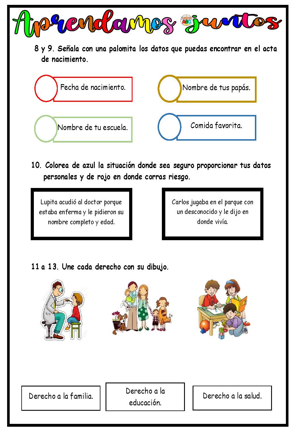 EXAMEN TRIMESTRAL NOVIEMBRE PRIMER GRADO Página Imagenes Educativas