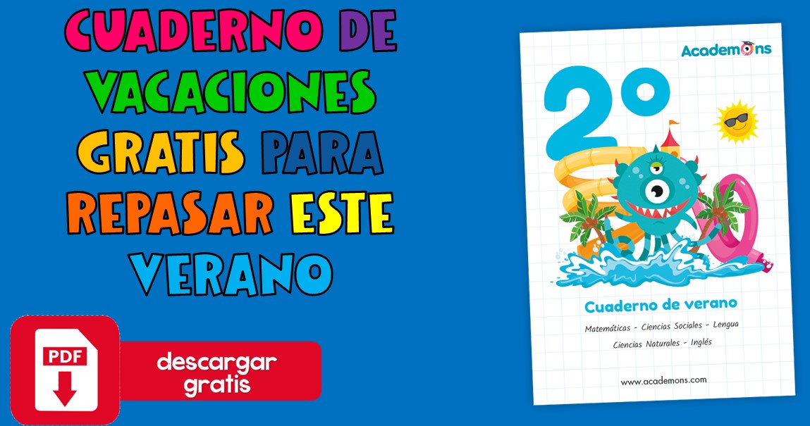 Cuaderno De Vacaciones Gratis Para Repasar Este Verano 2º De Primaria Y