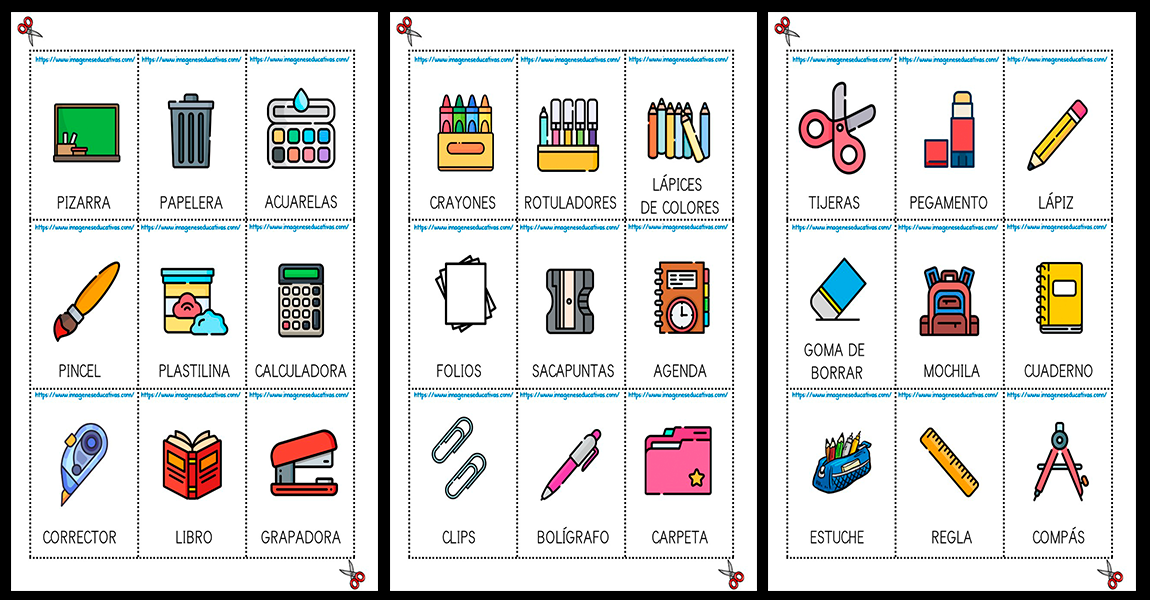 Material escolar – Imagenes Educativas