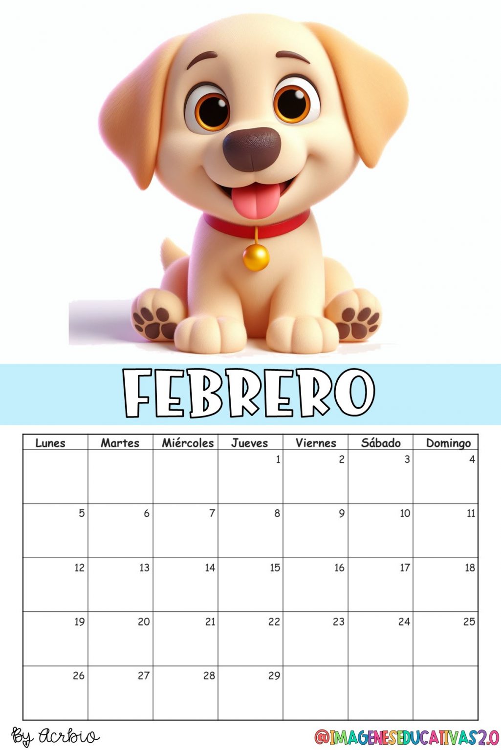 CALENDARIO 2024 PERRITOS 2 Imagenes Educativas calendario-2024-perritos-2-imagenes-educativas