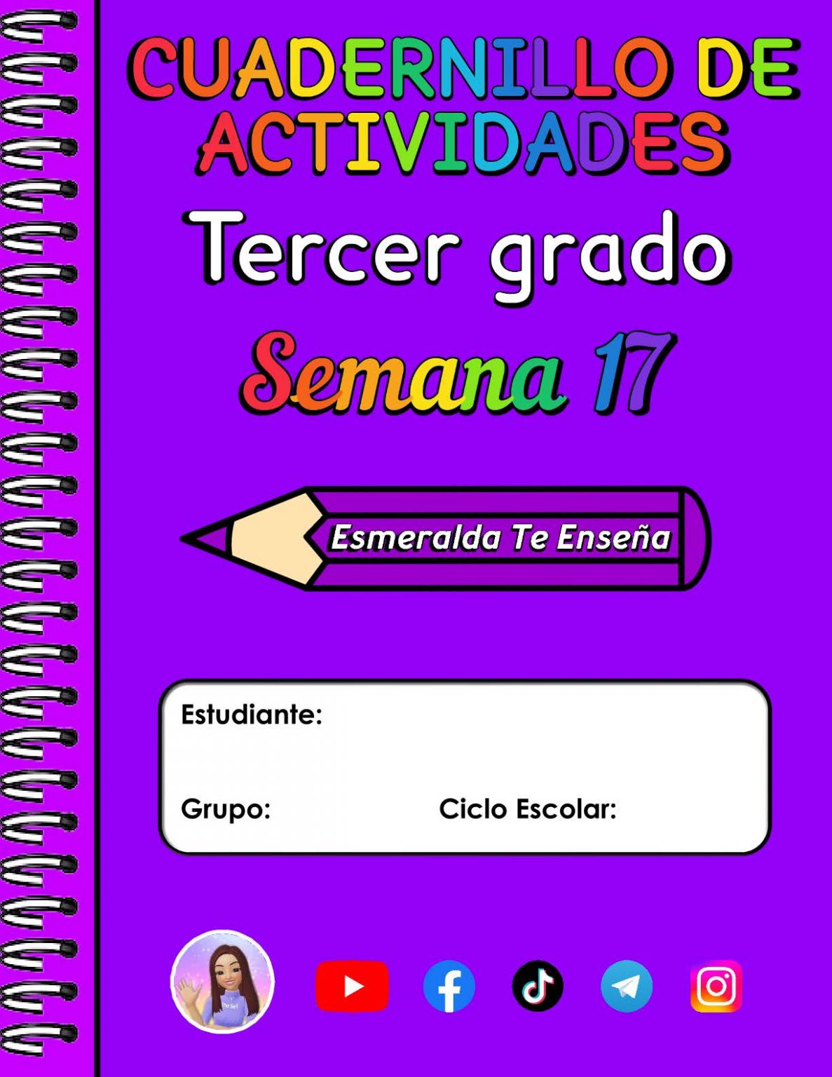 CUADERNO DE ACTIVIDADES Y PLANEACIÓN DIDÁCTICA SEMANA 17 TERCER GRADO ...