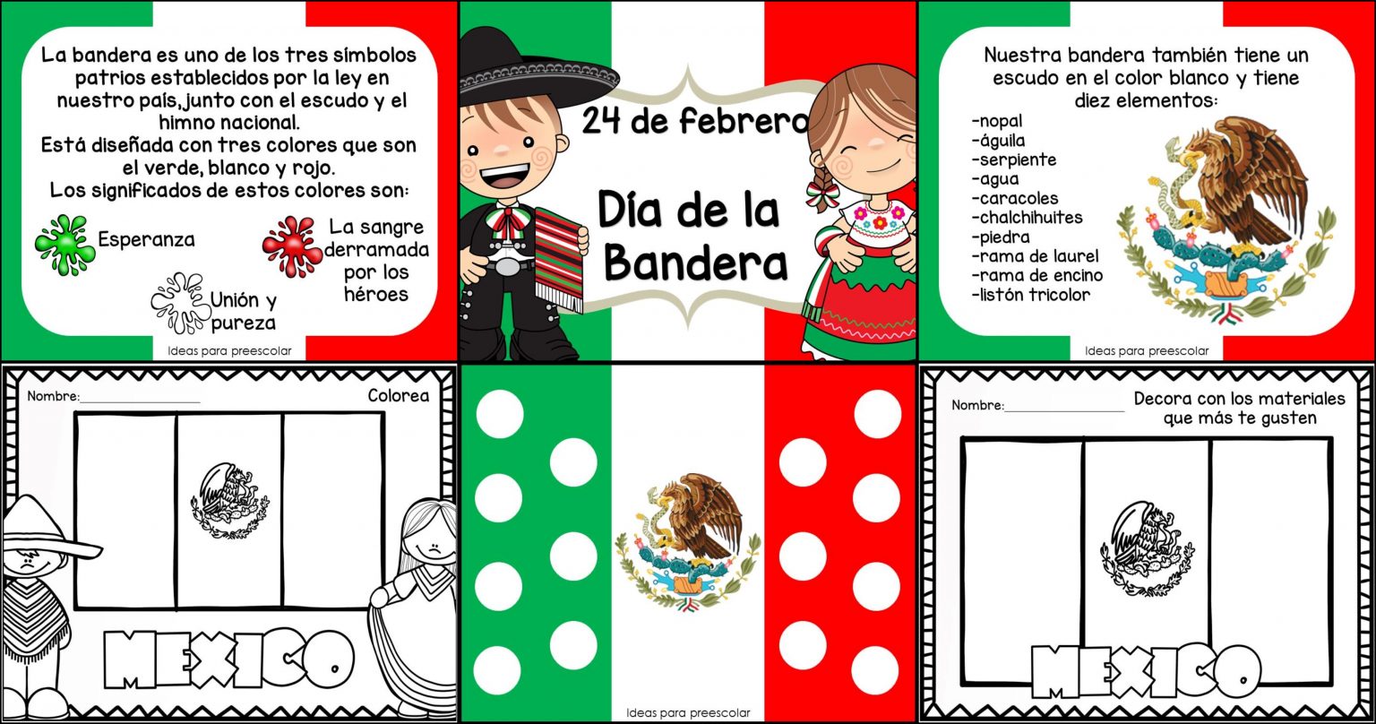 ACTIVIDADES PARA TRABAJAR EL DÍA DE LA BANDERA MEXICANA 24 DE FEBRERO