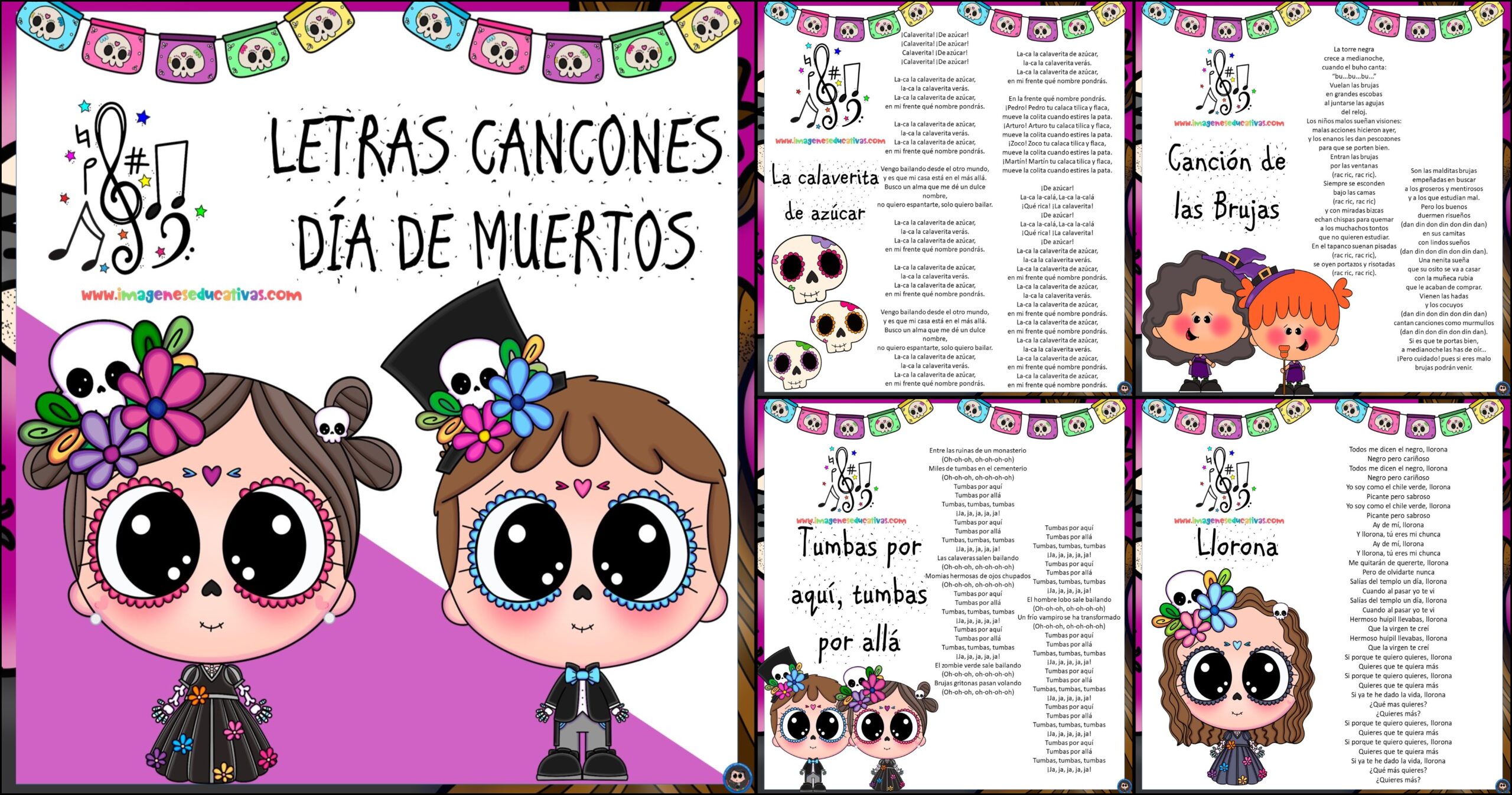 Canciones Para Bailar En El Dia De Muertos Para Niños