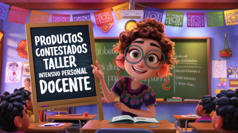 Productos contestados del taller intensivo para docentes 7 y 8 de enero