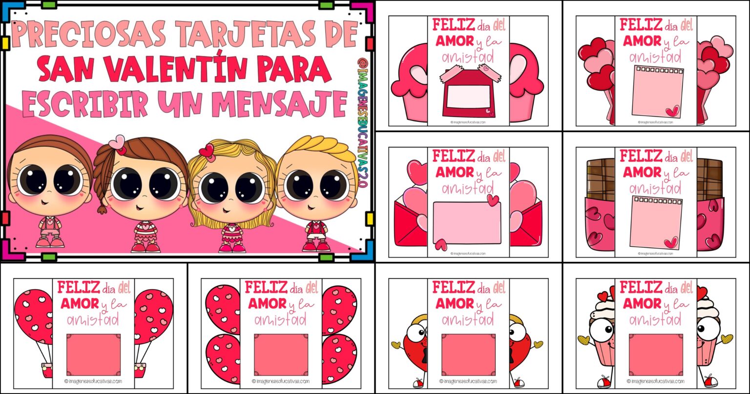 1001 fichas para trabajar el día del amor y la amistad 14 de febrero en
