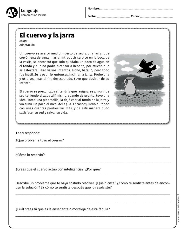 Conjunto de 15 fichas para trabajar la comprensión lectora 3º y 4º ...