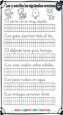 LEE Y ESCRIBE LAS SIGUIENTES ORACIONES III_Página_02 - Imagenes Educativas