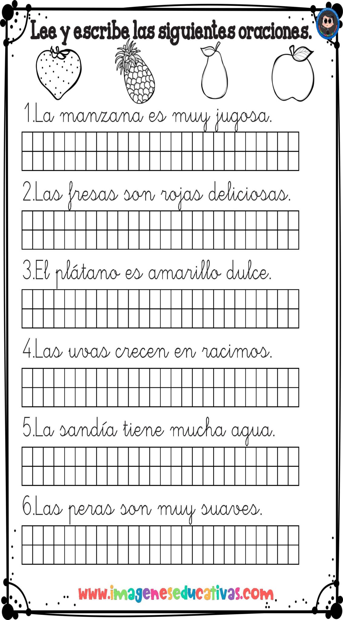 LEE Y ESCRIBE LAS SIGUIENTES ORACIONES III_Página_04 - Imagenes Educativas