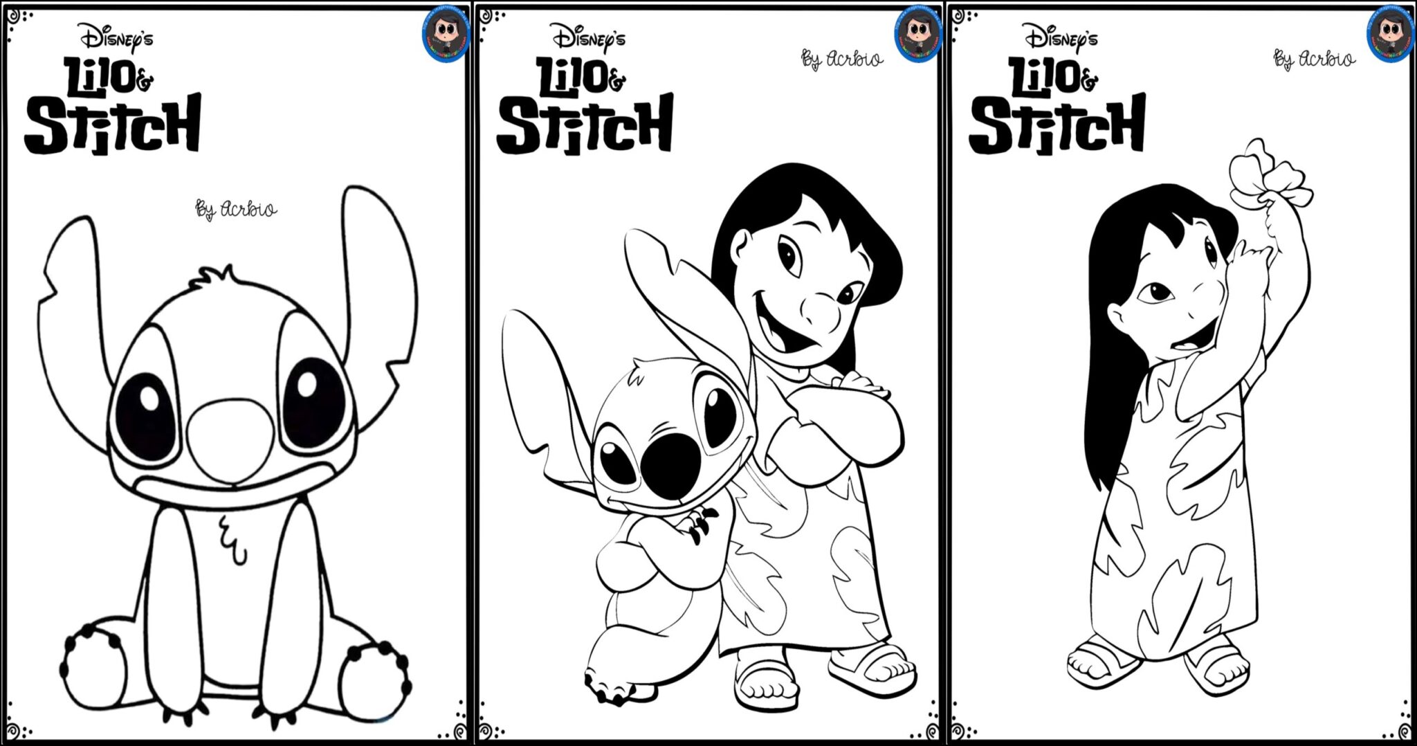 Colecci n De Dibujos Para Colorear De Lilo Y Stitch Imagenes Educativas