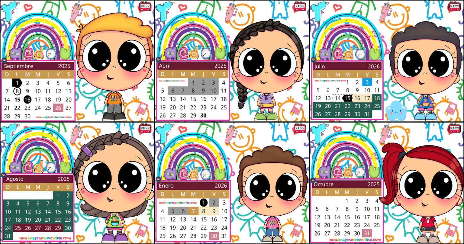 ¡Es oficial! SEP publica nuevo calendario escolar 2025-2026 con 5 días ...