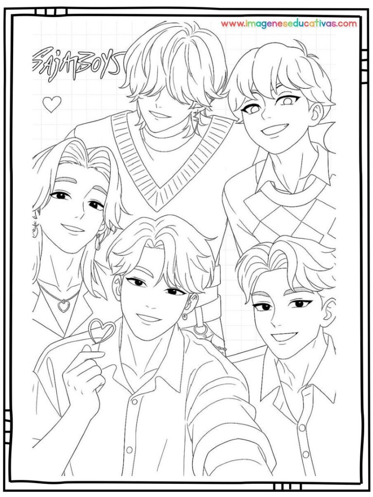 libro-para-colorear-de-las-guerreras-k-pop-imagenes-educativas