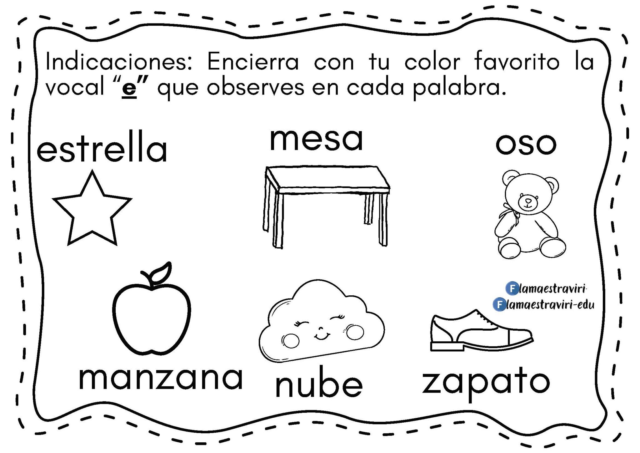 Cuadernillo para trabajar las vocales - Imagenes Educativas