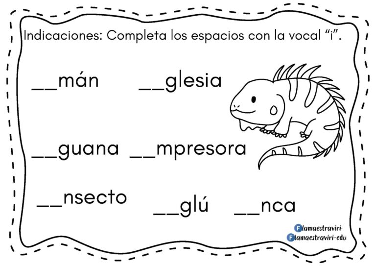 Cuadernillo para trabajar las vocales - Imagenes Educativas