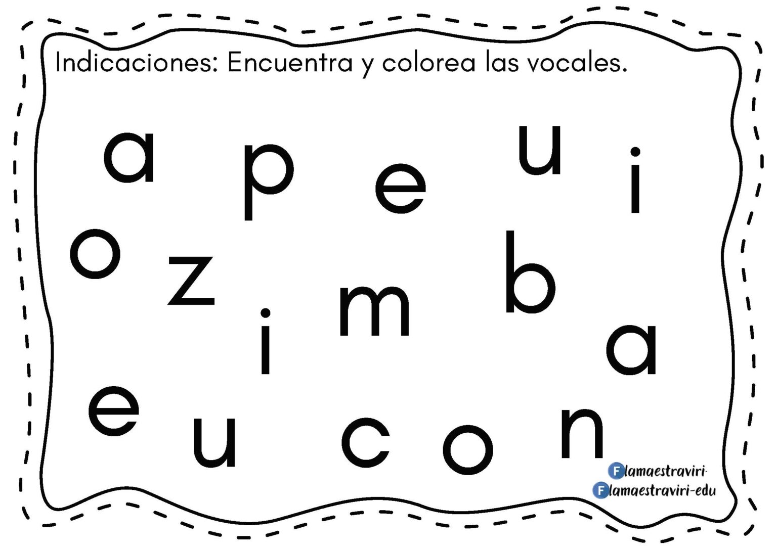 Cuadernillo para trabajar las vocales - Imagenes Educativas