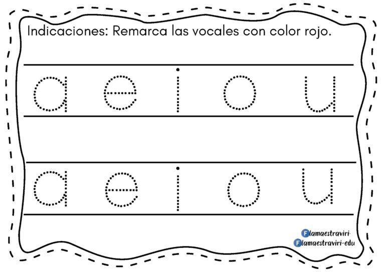 Cuadernillo para trabajar las vocales - Imagenes Educativas