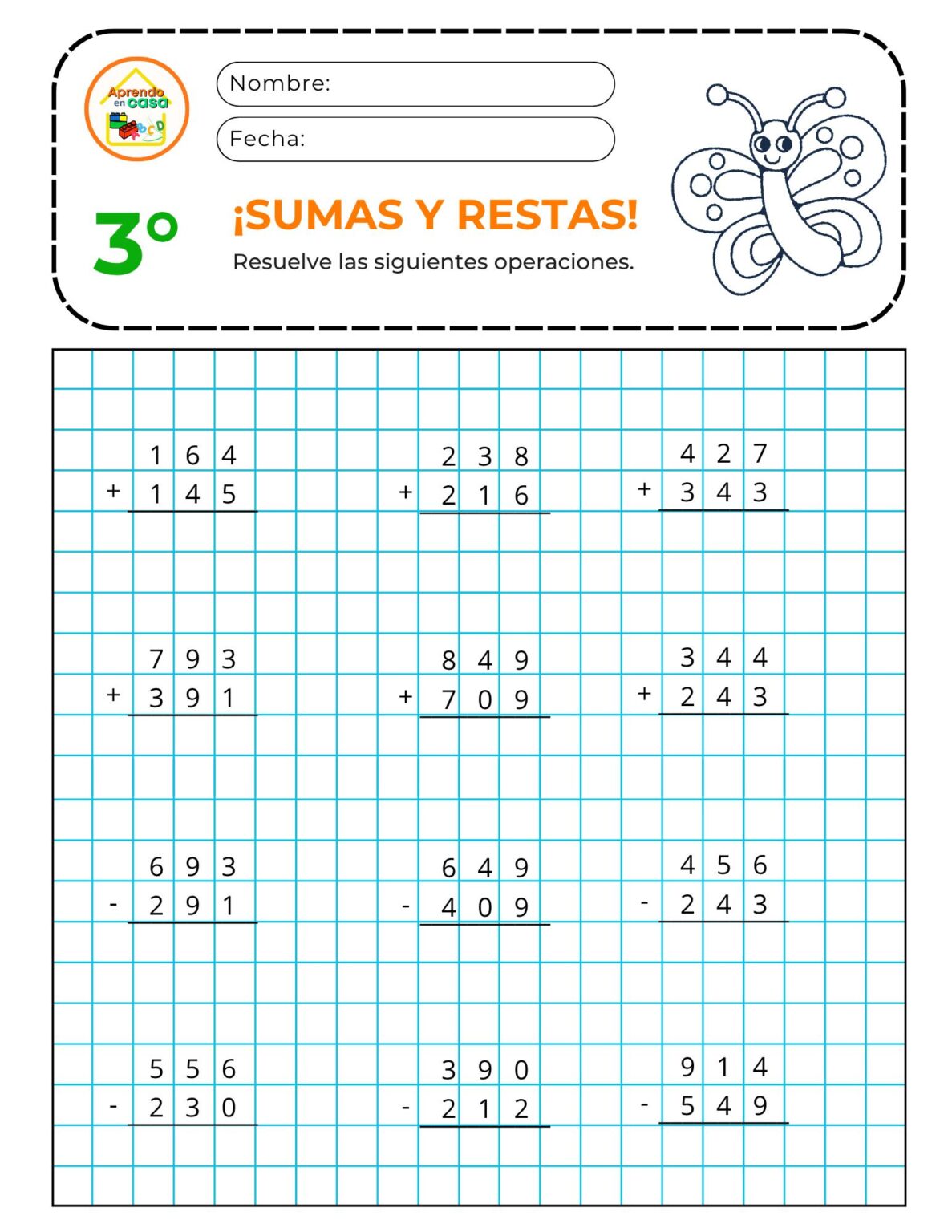 Fichas matemáticas para Educación Primaria - Imagenes Educativas