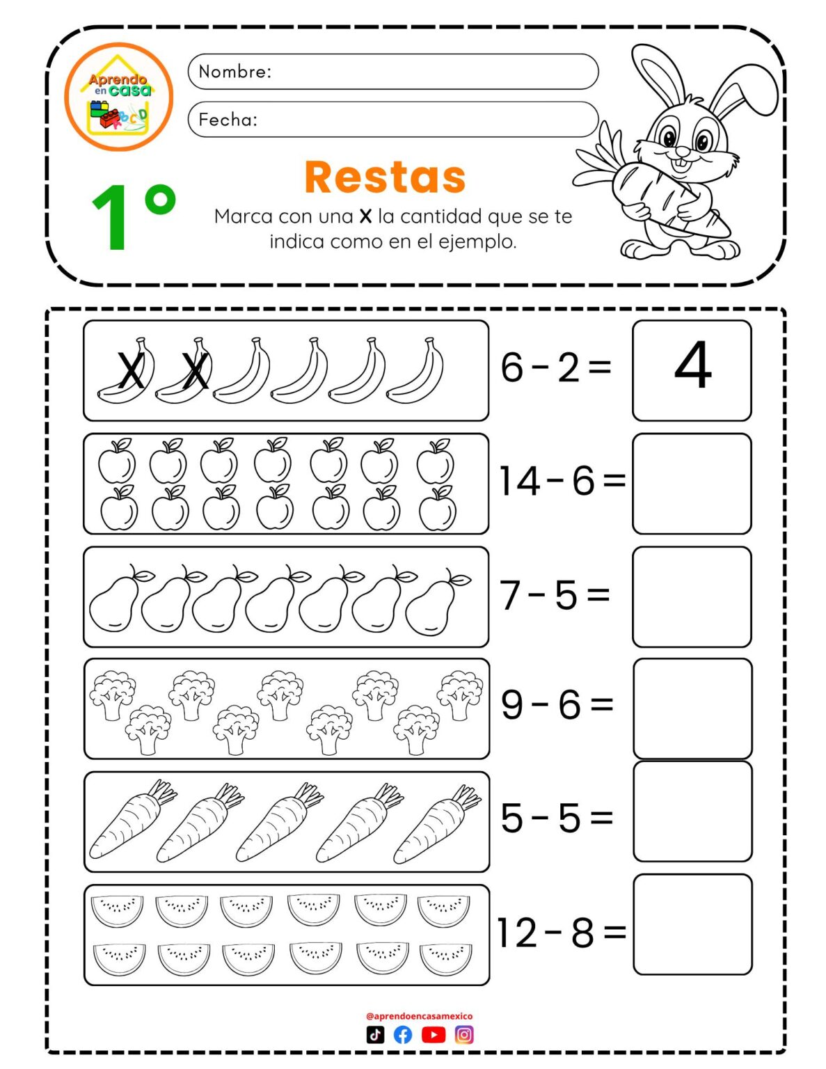 Fichas matemáticas para Educación Primaria (2) - Imagenes Educativas