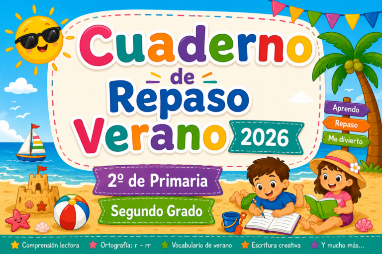 Cuaderno de Repaso Verano 2026 3º de Primaria y Tercer Grado - Imagenes ...