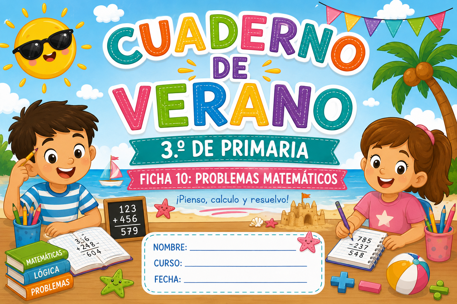 Cuaderno 2026 de Refuerzo Verano 3º de Primaria y TERCER Grado ...