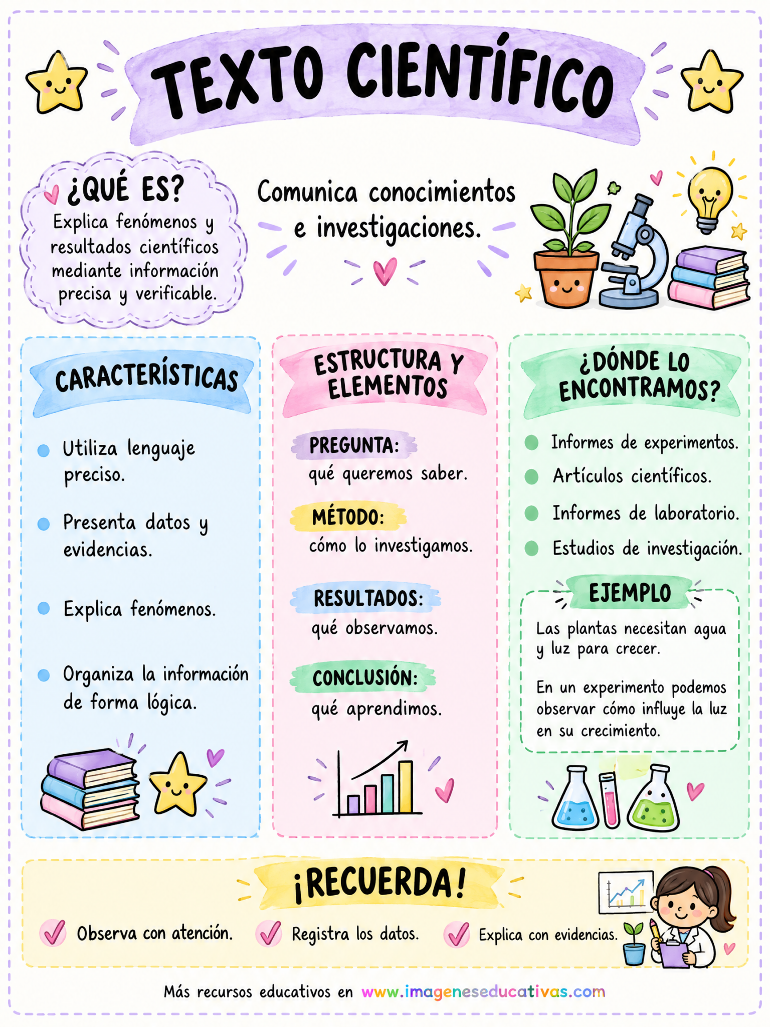 Tipos de Textos Infografías y Apuntes para Repasar Lengua en Primaria ...